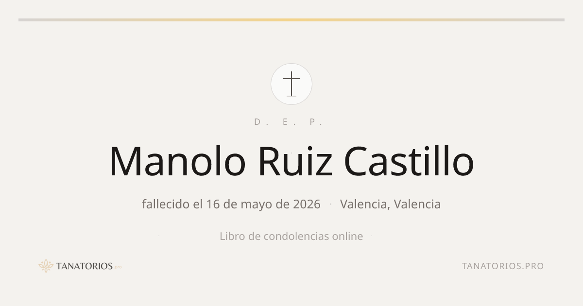 Memorial de Manolo Ruiz Castillo