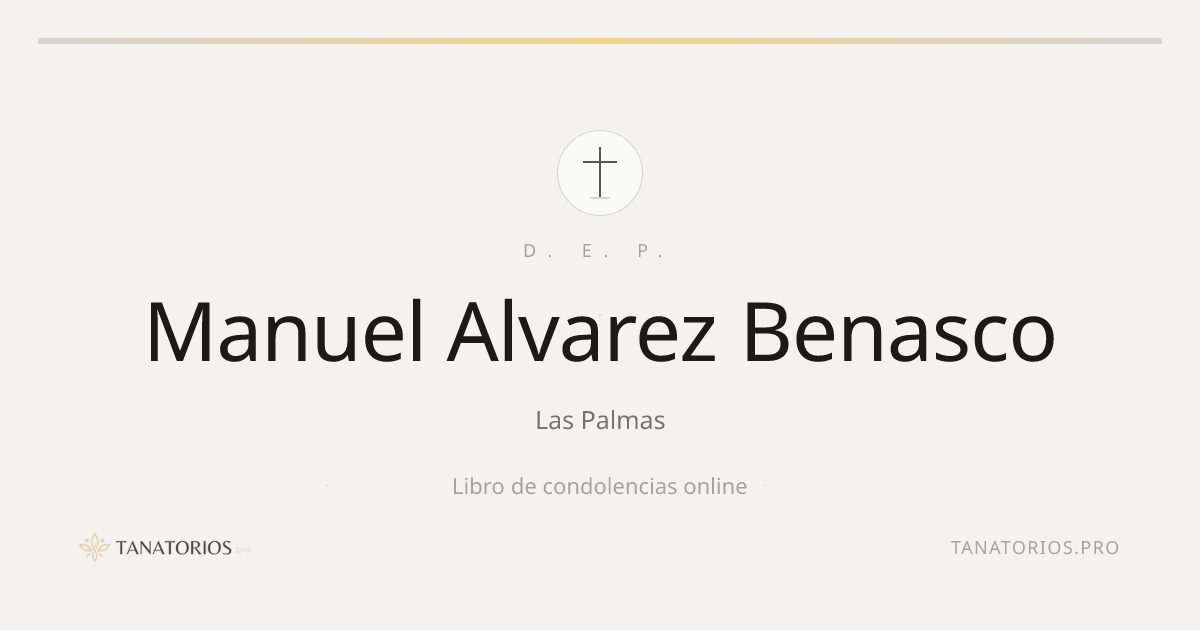 Memorial de Manuel Alvarez	Benasco