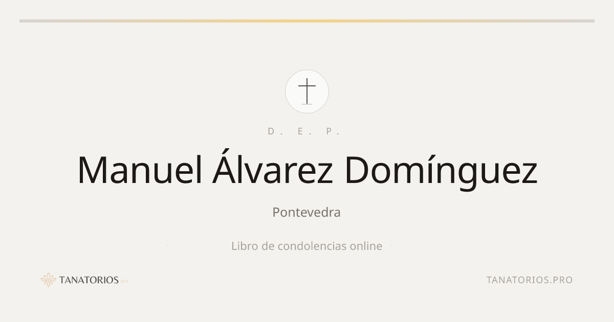 Memorial de Manuel Álvarez Domínguez