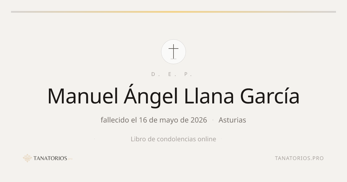 Memorial de Manuel Ángel Llana García