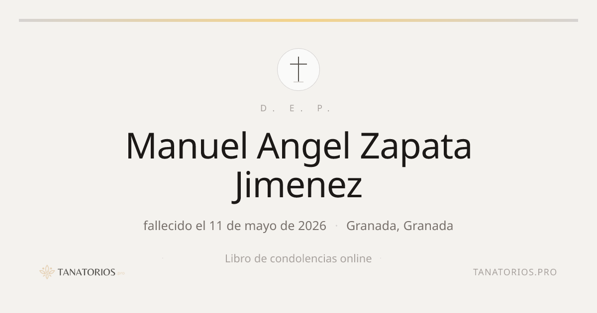 Memorial de Manuel Angel Zapata Jimenez
