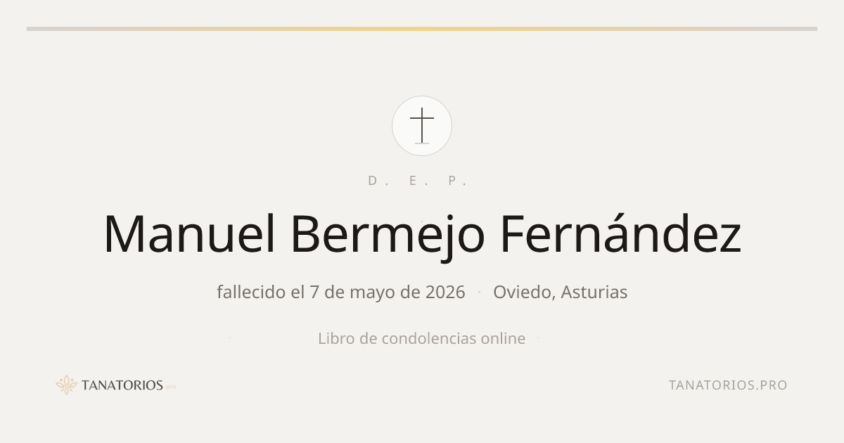 Memorial de Manuel Bermejo Fernández