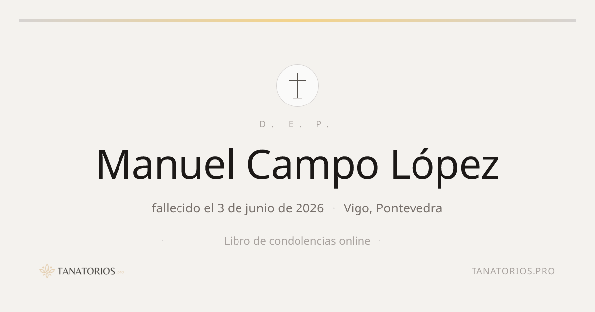 Memorial de Manuel Campo López