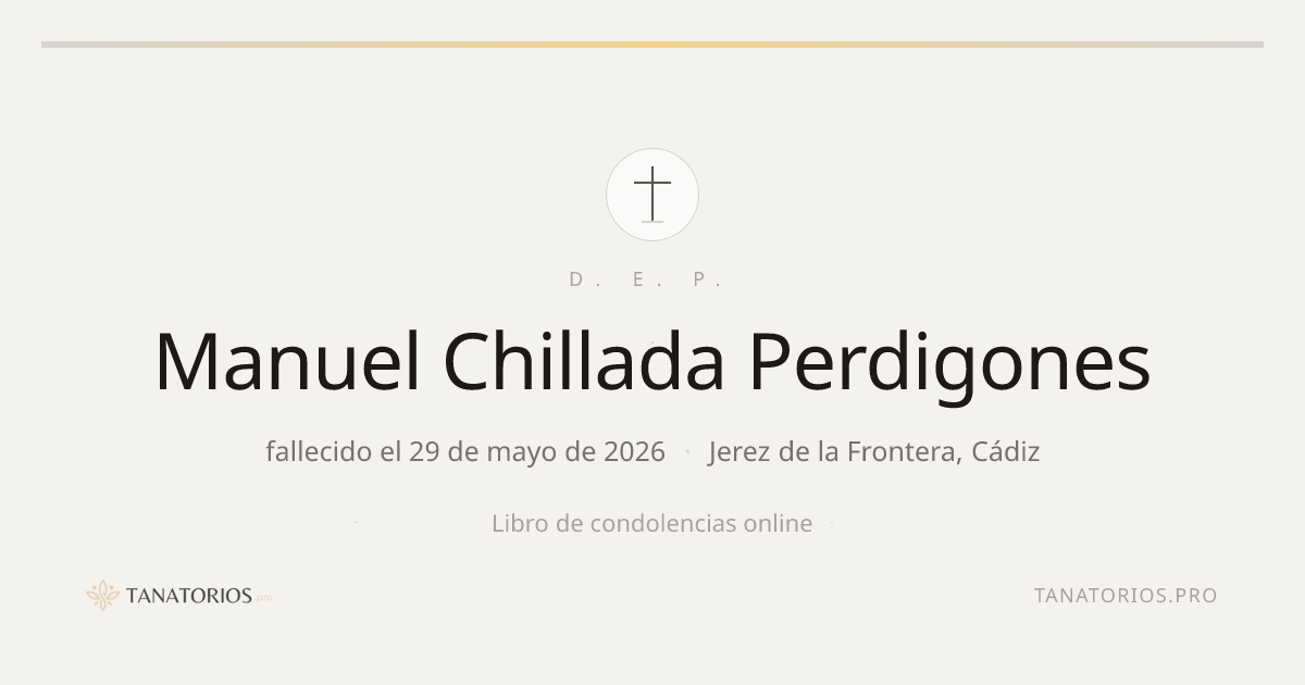 Memorial de Manuel Chillada Perdigones