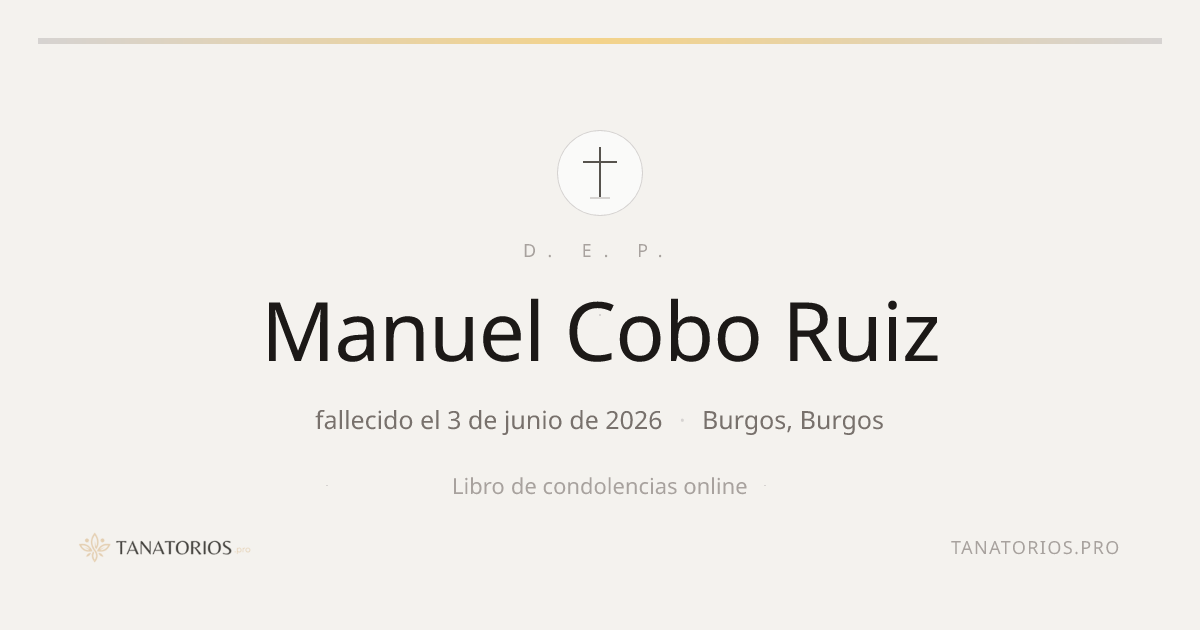 Memorial de Manuel Cobo Ruiz