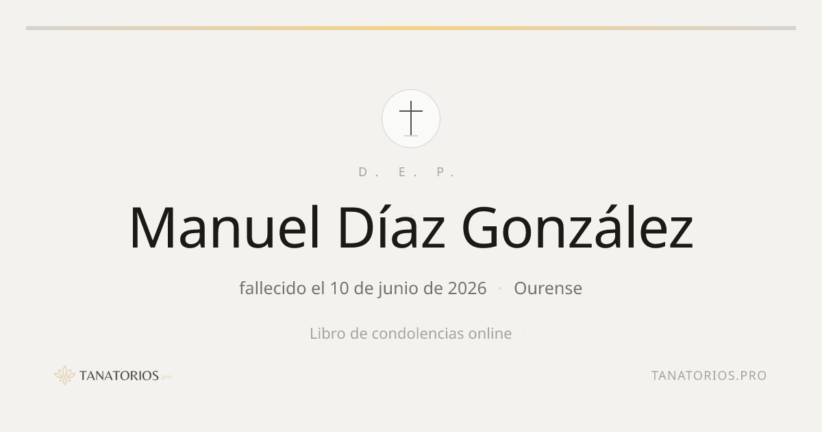 Memorial de Manuel Díaz González