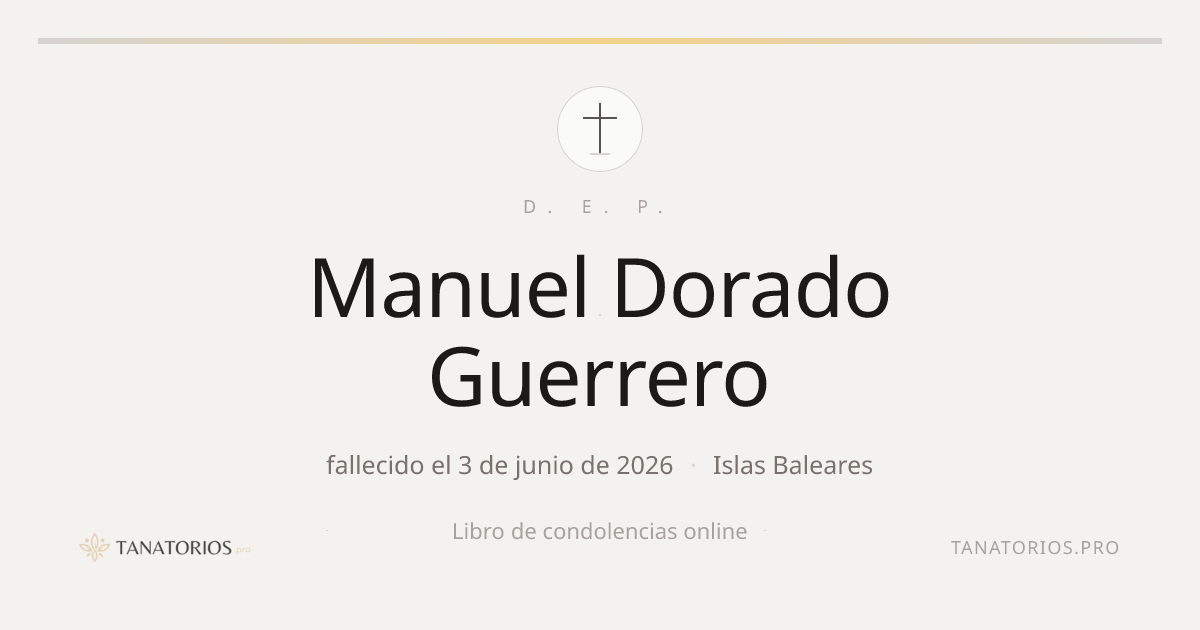 Memorial de Manuel Dorado Guerrero