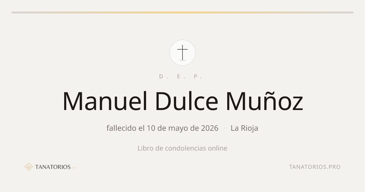Memorial de Manuel Dulce Muñoz