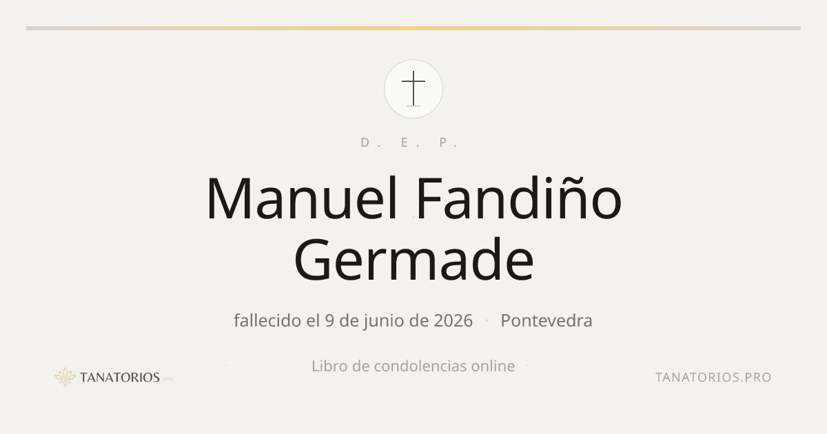 Memorial de Manuel Fandiño Germade