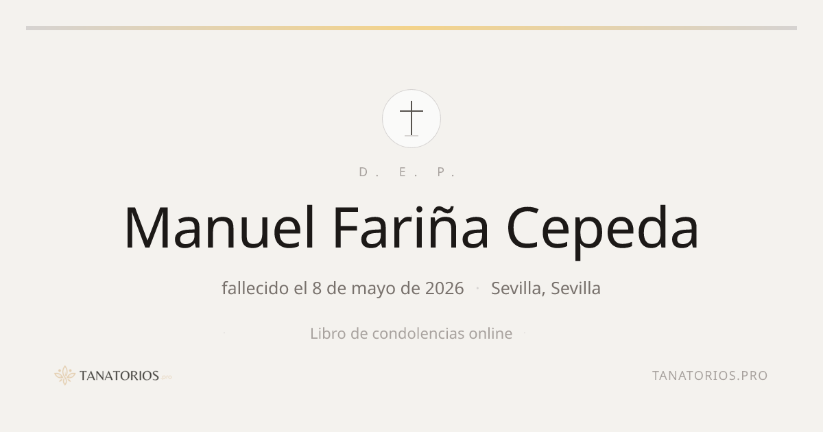 Memorial de Manuel Fariña Cepeda