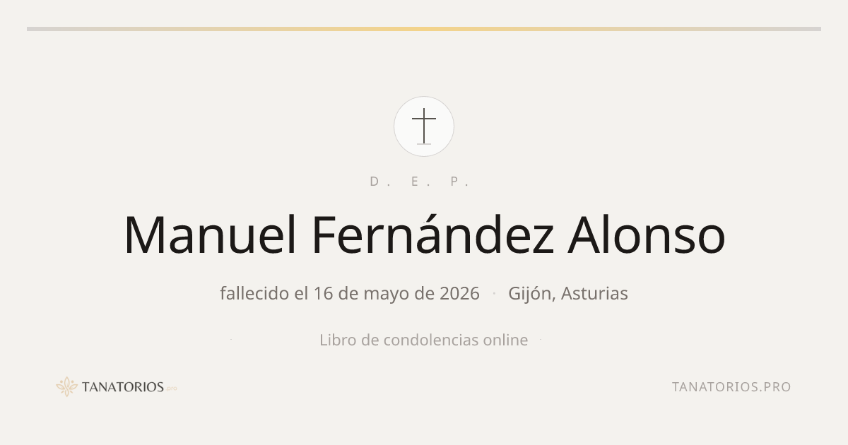 Memorial de Manuel Fernández Alonso