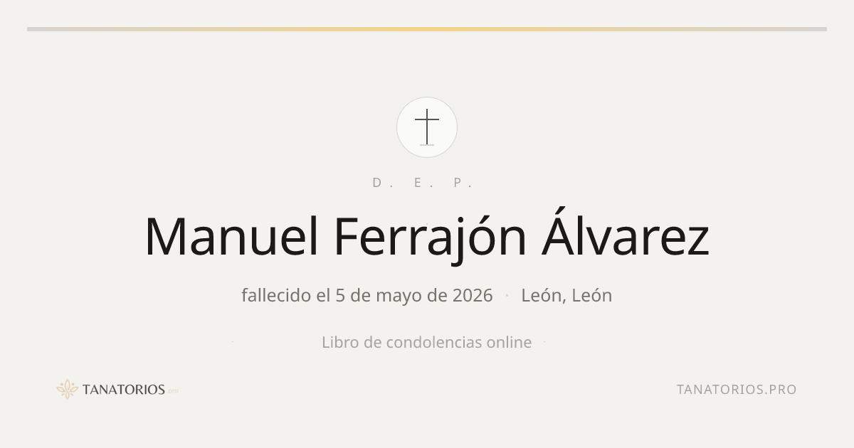 Memorial de Manuel Ferrajón Álvarez