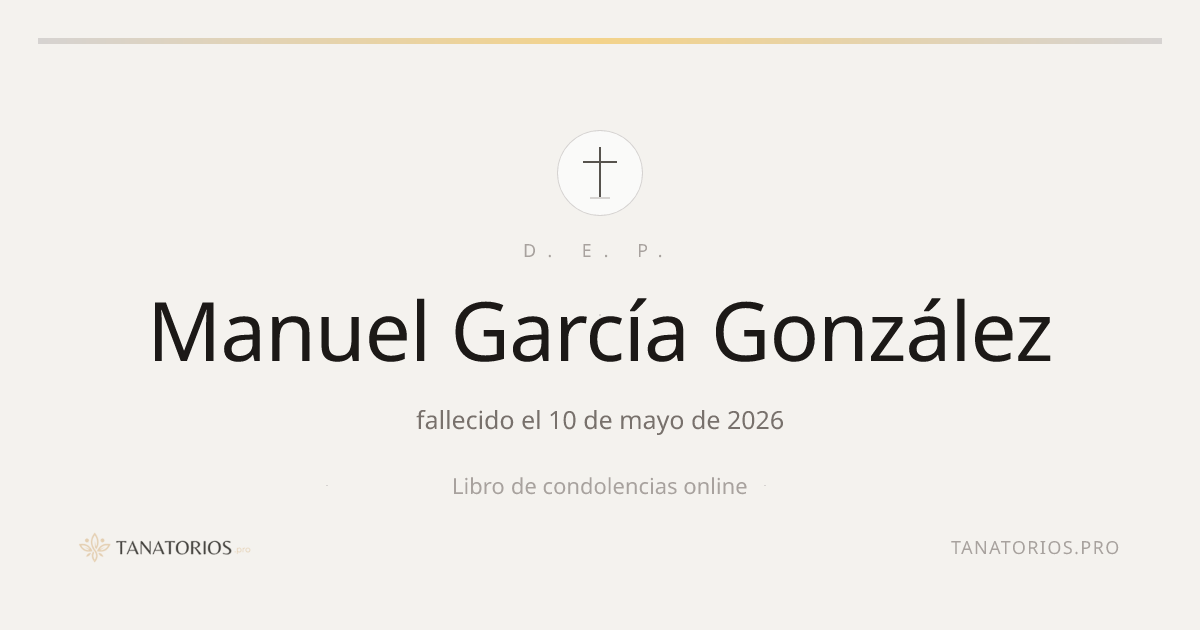 Memorial de Manuel García González