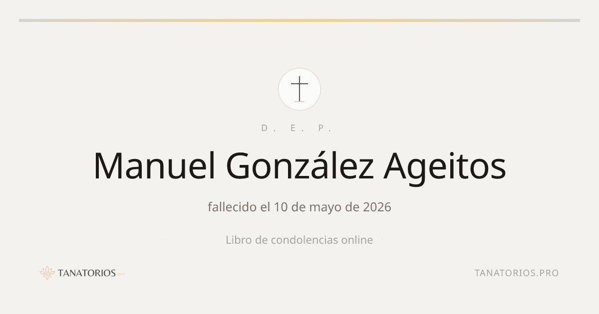Memorial de Manuel González Ageitos