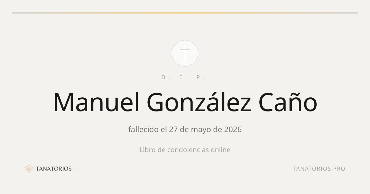 Memorial de Manuel González Caño