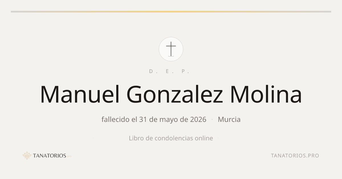 Memorial de Manuel Gonzalez Molina