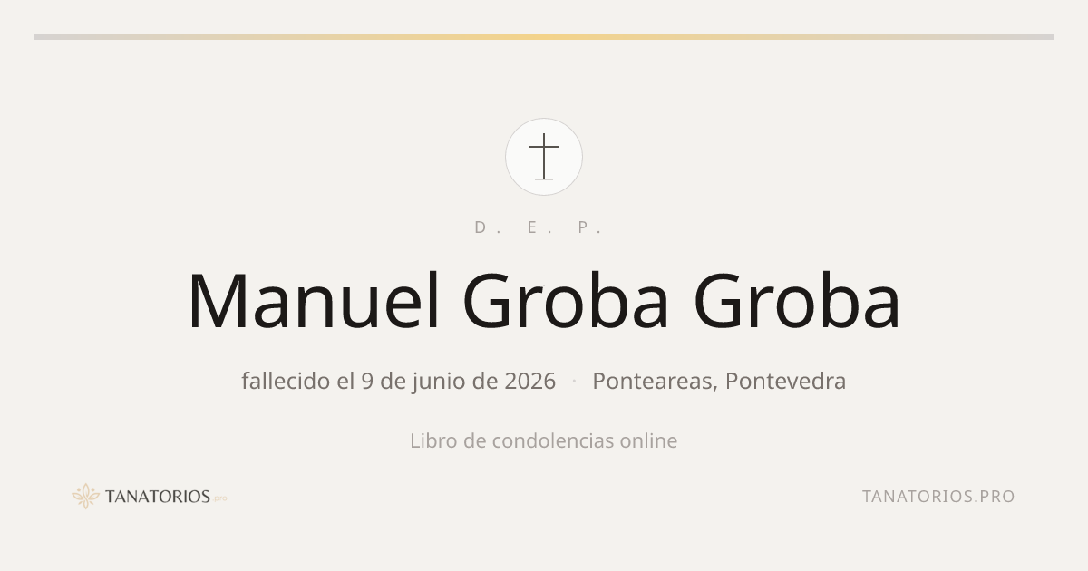 Memorial de Manuel Groba Groba
