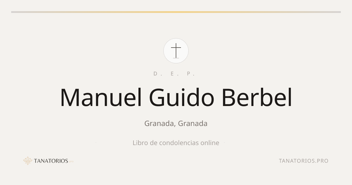 Memorial de Manuel Guido Berbel