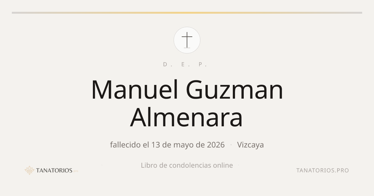 Memorial de Manuel Guzman Almenara