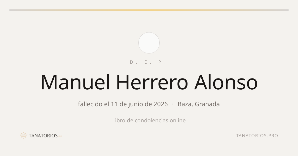 Memorial de Manuel Herrero Alonso