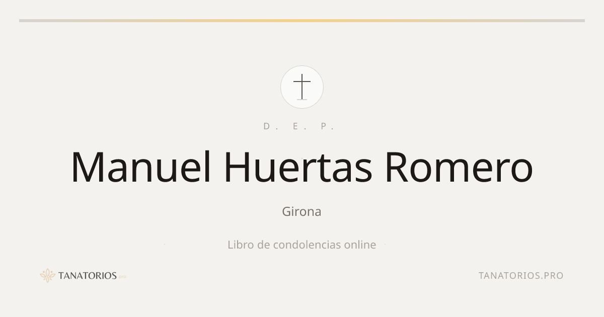 Memorial de Manuel Huertas Romero