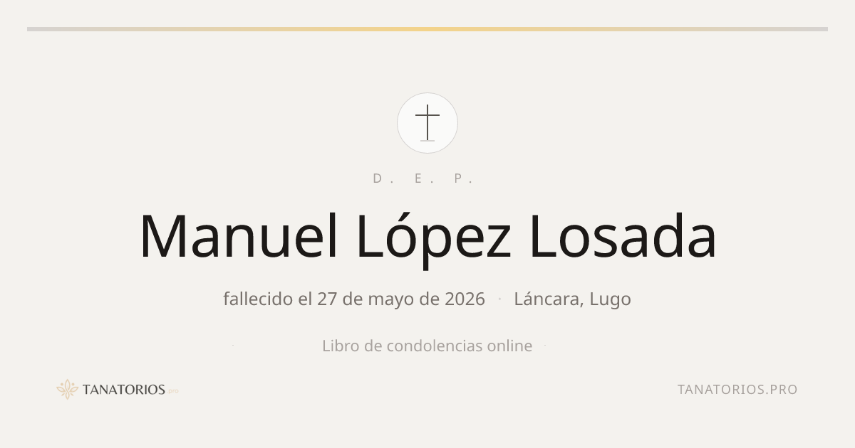 Memorial de Manuel López Losada