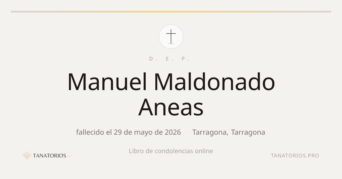 Memorial de Manuel Maldonado Aneas