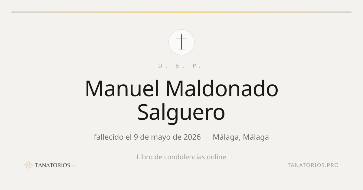 Memorial de Manuel Maldonado Salguero