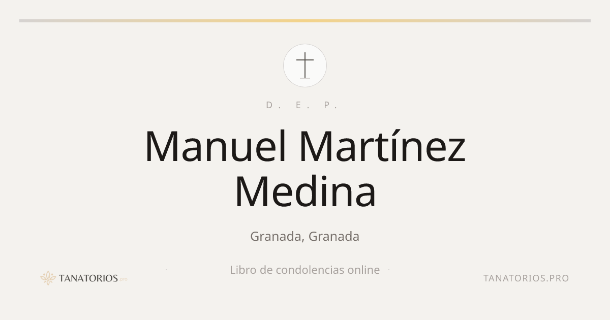 Memorial de Manuel Martínez Medina