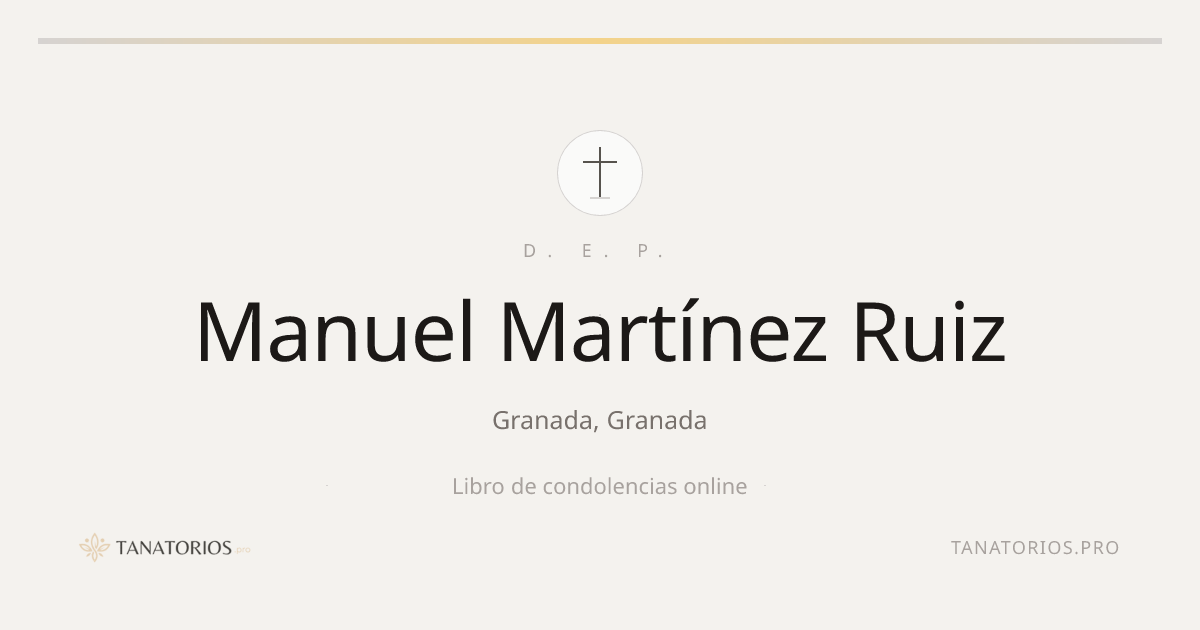 Memorial de Manuel Martínez Ruiz