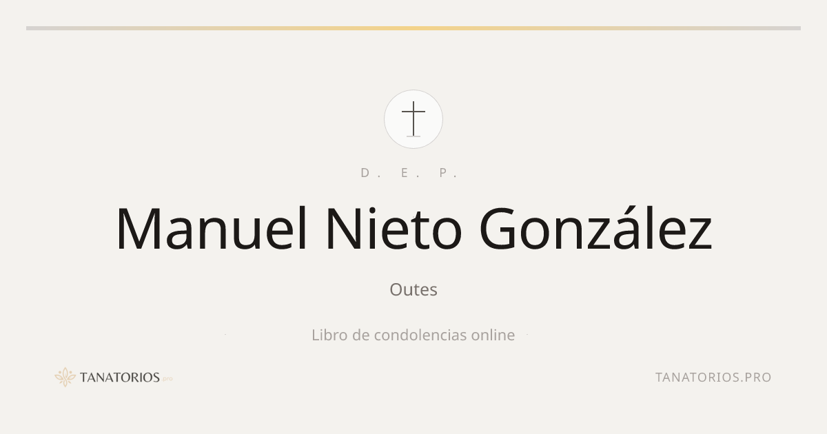 Memorial de Manuel Nieto González