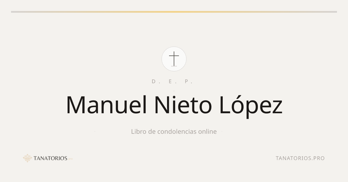 Memorial de Manuel Nieto López