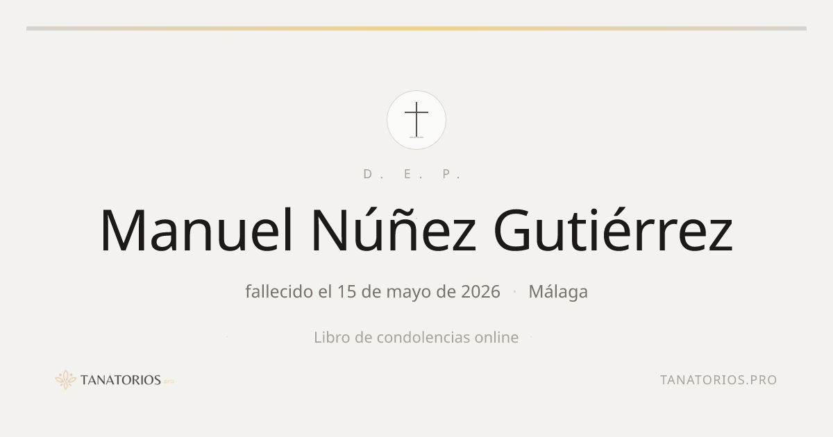 Memorial de Manuel Núñez Gutiérrez