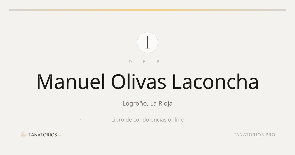 Memorial de Manuel Olivas Laconcha