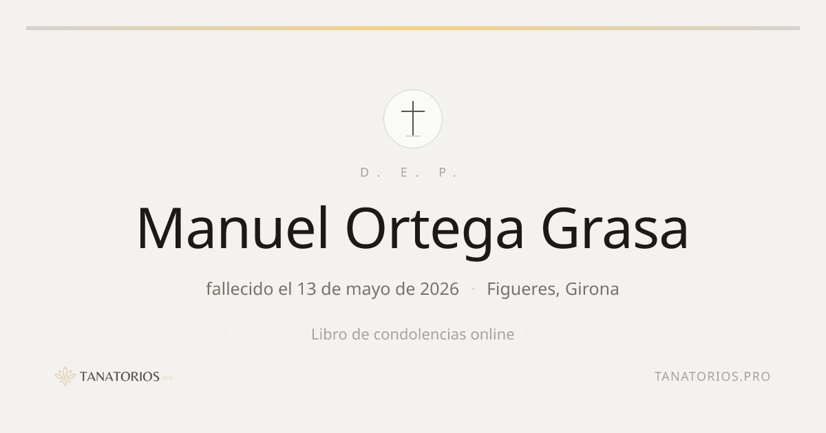 Memorial de Manuel Ortega Grasa