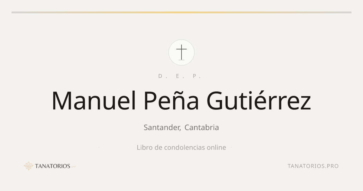 Memorial de Manuel Peña Gutiérrez