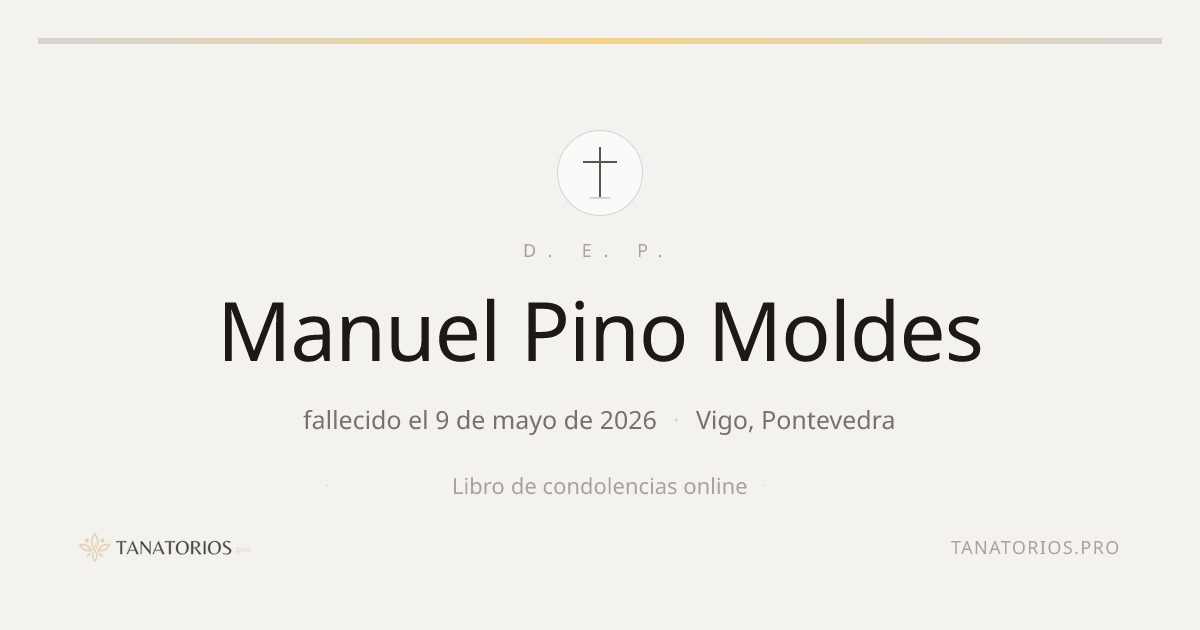 Memorial de Manuel Pino Moldes