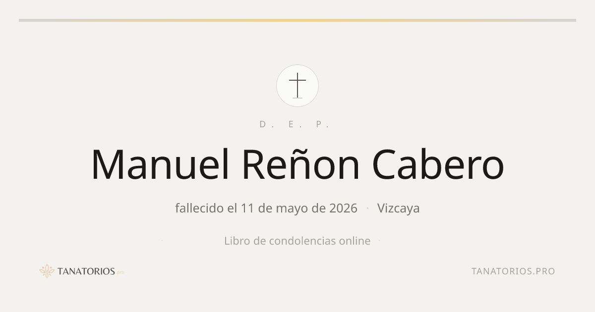 Memorial de Manuel Reñon Cabero