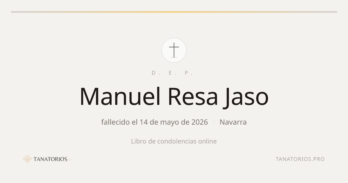 Memorial de Manuel Resa Jaso