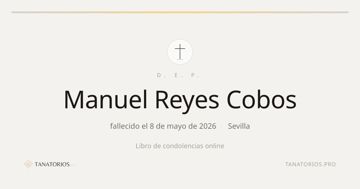 Memorial de Manuel Reyes Cobos