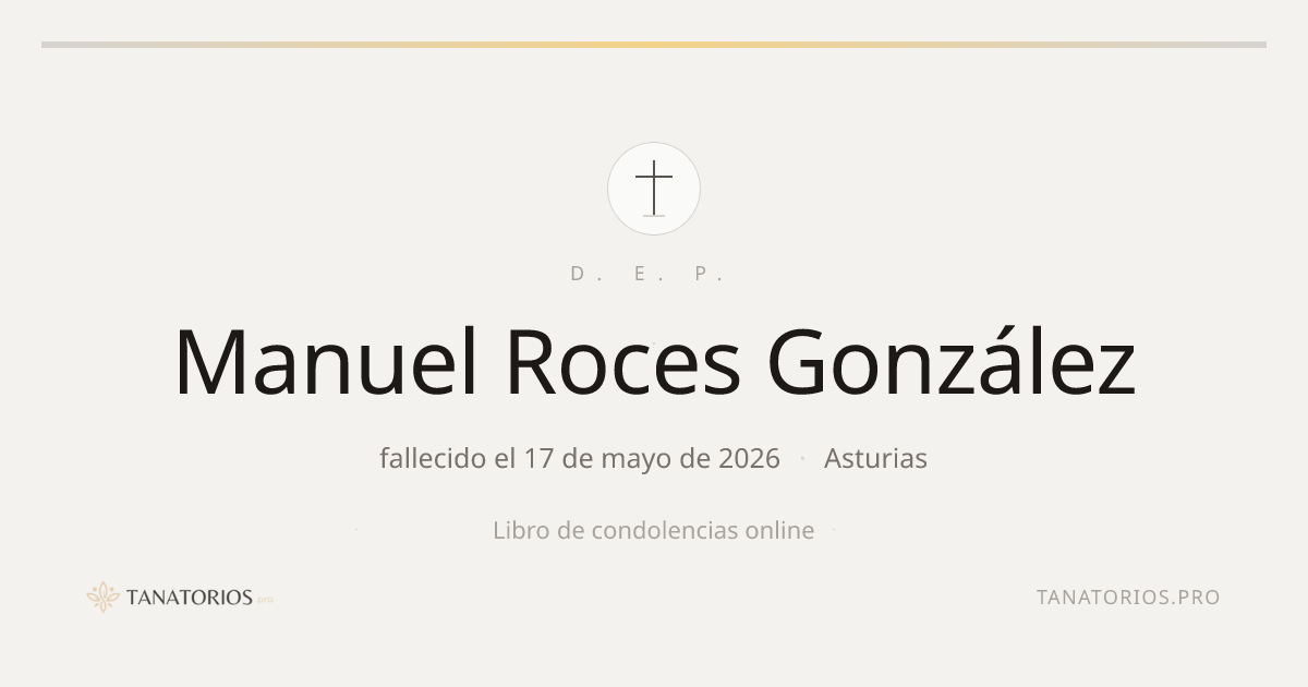 Memorial de Manuel Roces González