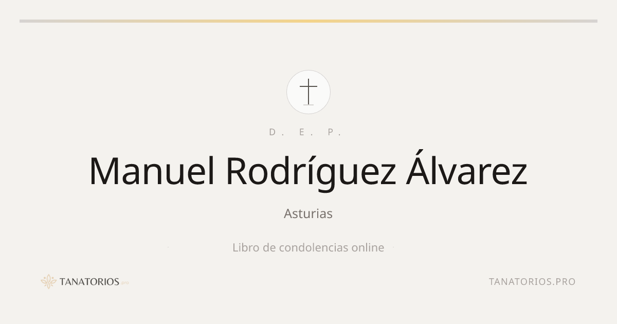 Memorial de Manuel Rodríguez Álvarez