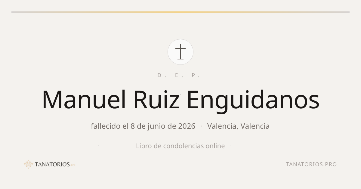 Memorial de Manuel Ruiz Enguidanos