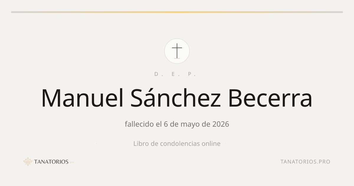Memorial de Manuel Sánchez Becerra
