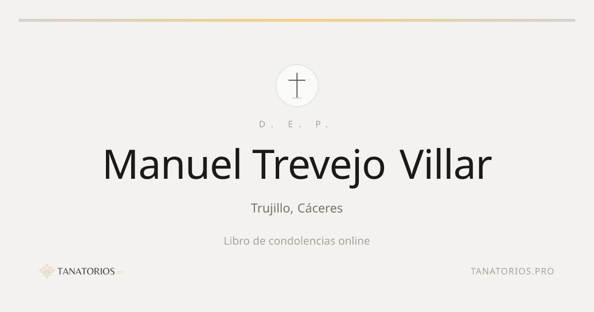 Memorial de Manuel Trevejo Villar