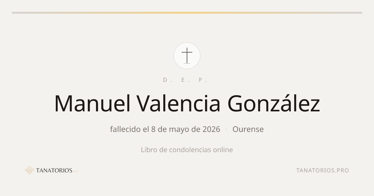 Memorial de Manuel Valencia González