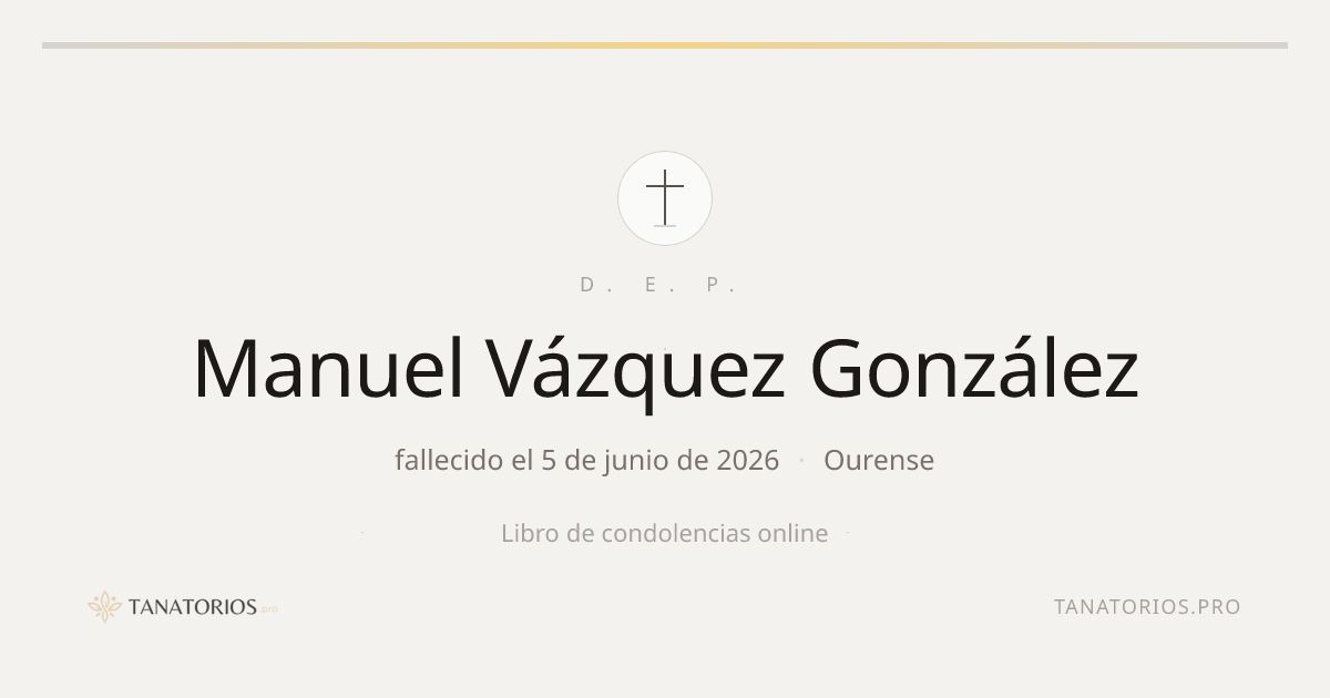 Memorial de Manuel Vázquez González