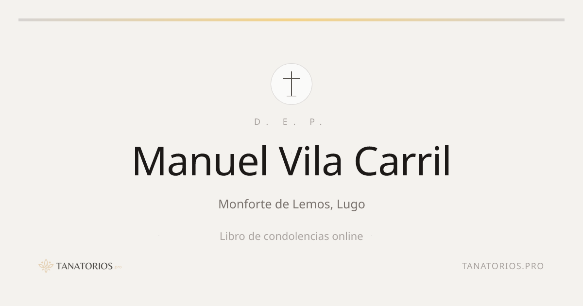 Memorial de Manuel Vila Carril
