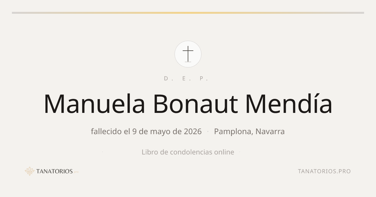Memorial de Manuela Bonaut Mendía