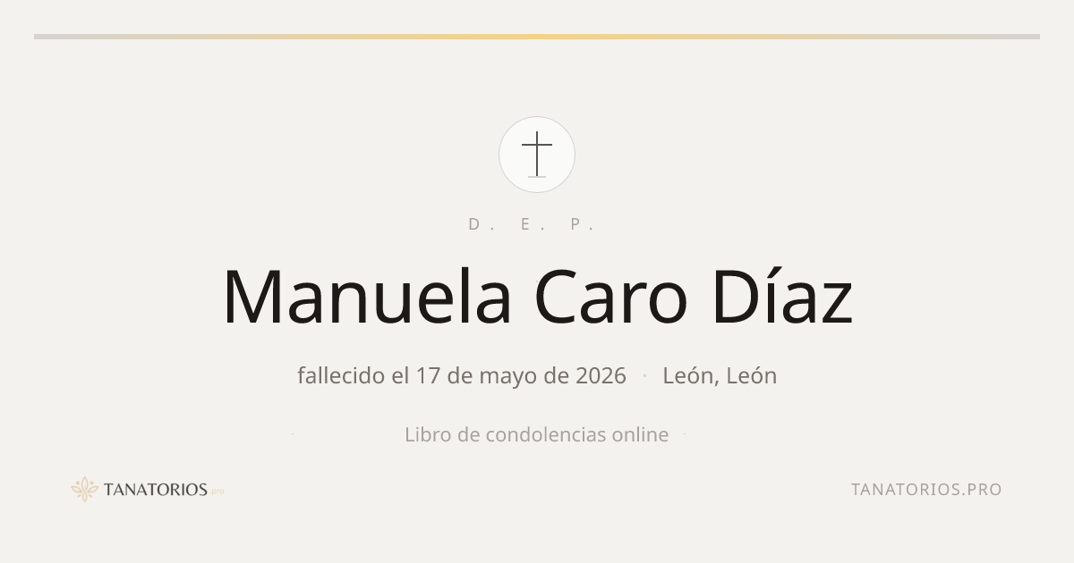 Memorial de Manuela Caro Díaz